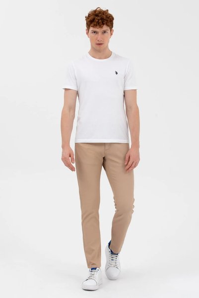 U.S. Polo Assn. Muške pantalone od likre 1600040 Camel