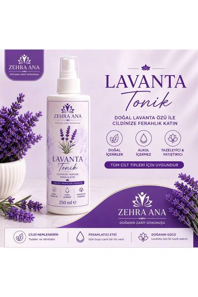 Zehra ana Lavanta Cilt bakım tonik 250 ml