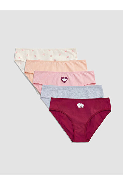 LC Waikiki Vizyon New Season Patterned Bikini Panties 5-Pack