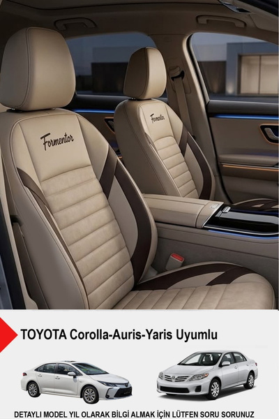 GM-DESIGN Formentor Tay Tüyü Oto Koltuk Kılıfı (TOYOTA Corolla-Auris-Yaris Uy...
