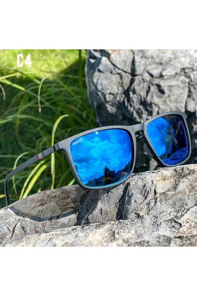 choice2 C4 ice blue KDEAM Extra Large Size XL Polarized Sunglasses For Men Dr...
