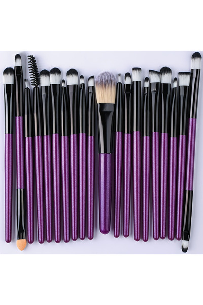 Choice12 PURPLE Makeup Brush Set 20Pcs Kit Soft Fluffy Eye Shadow Brushes Cos...