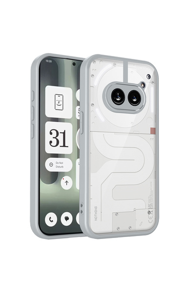 Choice Nothing Phone (2a) Plus Pc + tpu رمادي Nothing Phone 2A Plus A142P Cas...