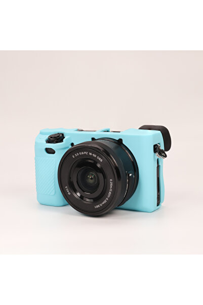 Choice7 a6400 case blue Silicone Camera Bag Suitable for A6100/A6300/A6400 Pr...