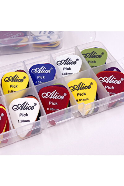 choice2 1 Box and 24 mixed Multicolor Guitar Picks 50/100 Pieces Mixed ABS Pr...