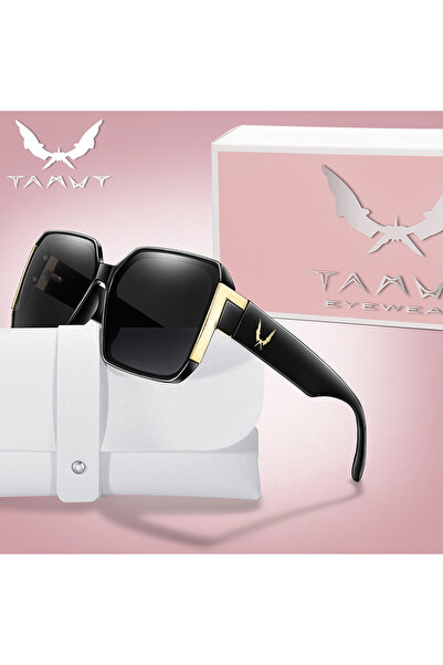 Choice1 نظارات شمسية LAY1 BOX أنيقة للنساء، نظارات مربعة عصرية مع حماية من ال...