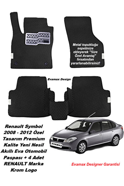 Evamax Design Renault Symbol 2008 - 2012 Özel Tasarım Premium Kalite Yeni Nes...