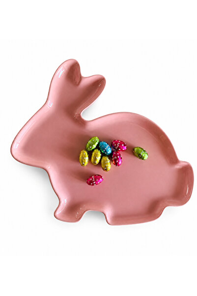Primark Home Paskalya Easter Sevimli Pembe Tavşan Pink Rabbit Büyük Porselen ...