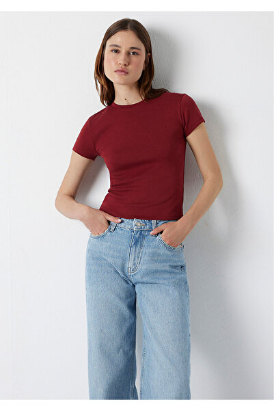 Mavi Red Basic T-Shirt Fitted / Bodycon Cut 1614180-85347
