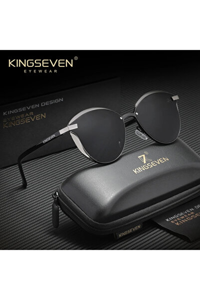 Choice3 نظارات شمسية نسائية KINGSEVEN بعدسات عين القطة الفضية الرمادية، نظارا...