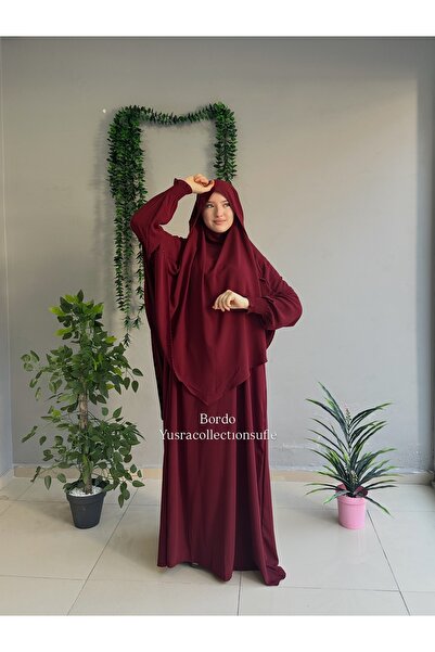 Yüsra Collection طقم سهرة وسوفليه من ساهرا مكون من قطعتين مقاس 2 بوصة