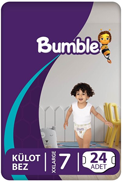 Bumble 7 Numara XXLarge Külot Bebek Bezi 19+ Kg 24 Adet
