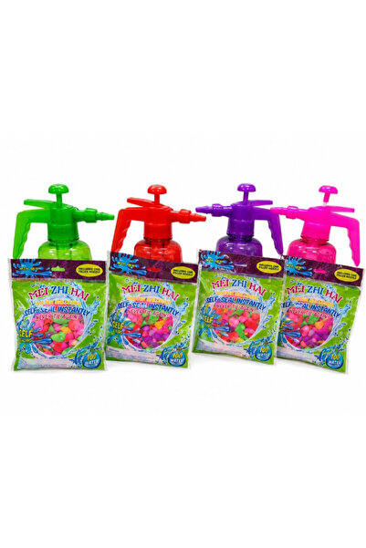 Genrric Portable Water Balloon Filling Pump, with 100 Self-Sealing Balloons