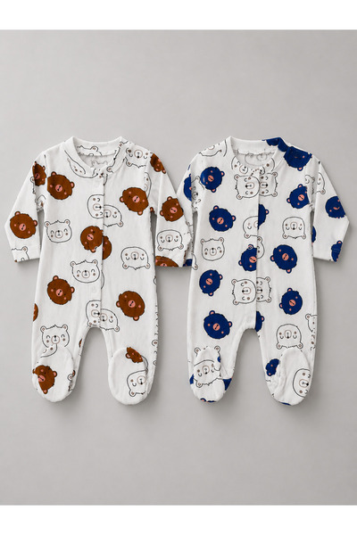 My Babies Label بدلة أطفال أولادي بأنماط حيوانات متنوعة من عمر 1-3-6 أشهر لحد...