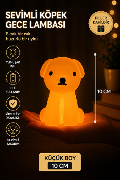 MHRDESİNG Snuffy Köpek Gece Lambası 10 Cm pilli