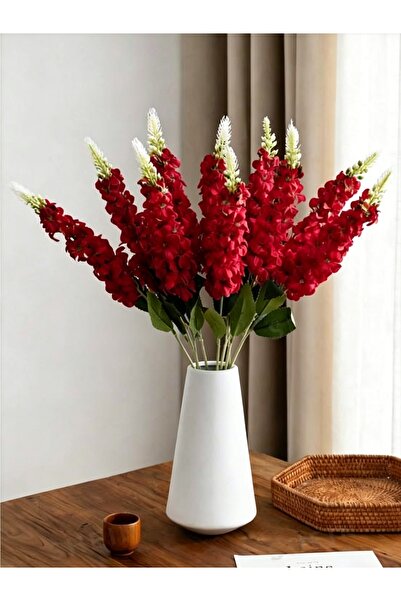 Choice5 5pcs Red 5pcs Artificial Flowers Shyacinth Rattan Home Living Room We...