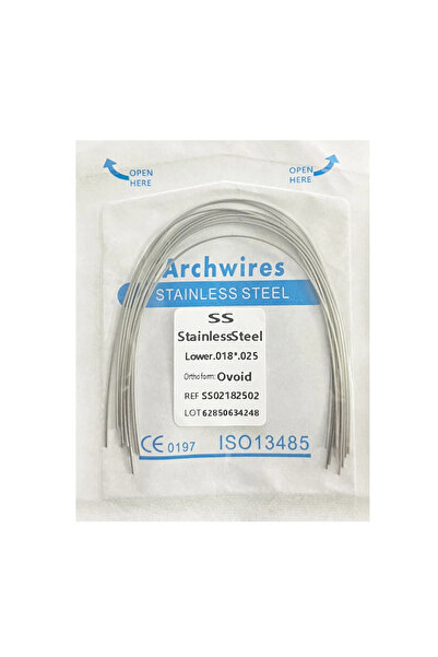 Choice4 18x25 Lower-SS 10pcs/pack Dental Arch Wires Orthodontic Super Elastic...