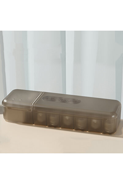 Choice Brown C3379B Desktop Covered Data Cable Storage Box, Power Charging Ca...