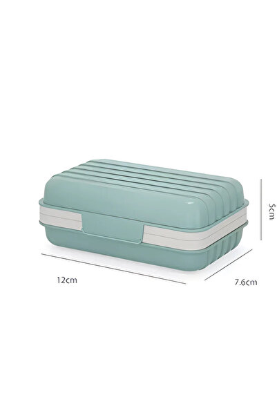 Choice 1pc Lightgreen 2/3pcs Bathroom Soap Dish With Lid Home Plastic Soap Bo...
