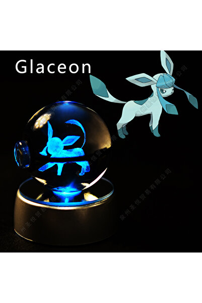 Choice34 32 Glaceon Pokemon Crystal Ball 3D Pikachu Gengar Mewtwo Night Light...
