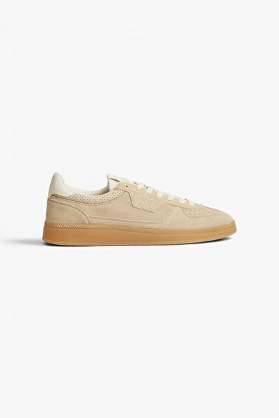Tommy Hilfiger THE GREENWHCH EDGE SUEDE Erkek Bej Sneakers - EM0EM01732