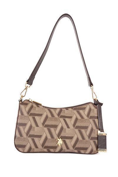 U.S. Polo Assn. Coffee-Brown Women's Shoulder Bag Us26123