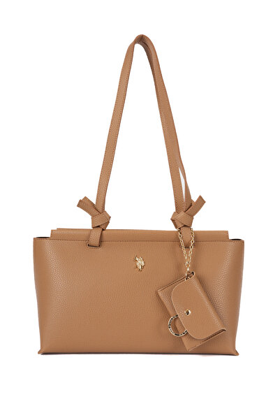 U.S. Polo Assn. K.Beige Women's Shoulder Bag Us26547