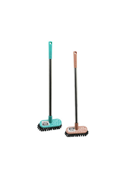 Go İthalat Mini Cleaning Brush Medium Hard Brushes Metal Handle=40Cm - 4.5X12...