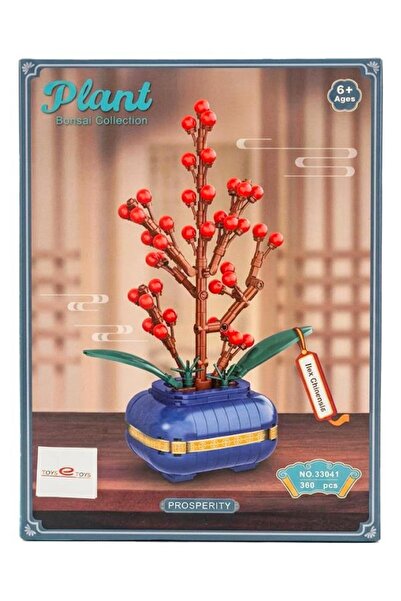 PLANT Bonsai Collection Ilex Chinensis Red Fruit Bonsai Building Block Set 36...