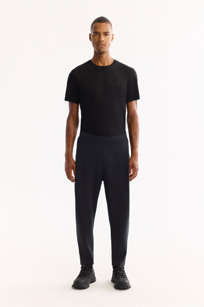 Avva Erkek Siyah Beli Lastikli Soft Touch B-Stretch Teknik Kumaş Comfort Fit ...