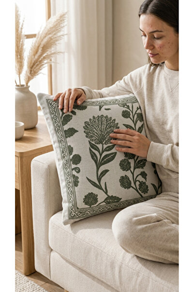 Marielouhome Комплект от 2 декоративни калъфки за възглавници, 45x45 см, с ди...