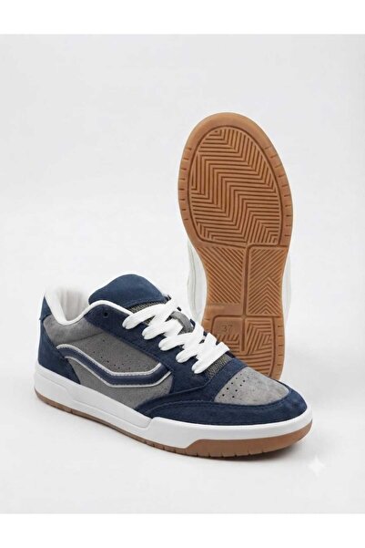 McDark Women's Non-Slip Sole Orthopedic Insole Seasonal Sneaker Shoes-Dark Blue