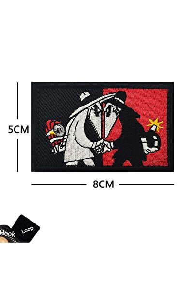 choice2 01-Geomancer Shark Mouth,Geomancer with Bomb Fabric Applique Embroide...