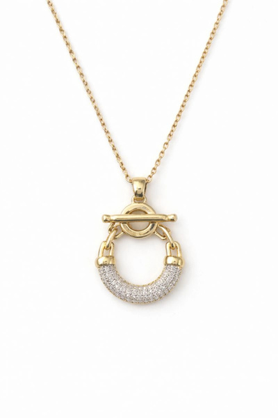 Leo'Stone Elegant Sailor Chain Gold Silver Design Does Not Lose Color Does No...