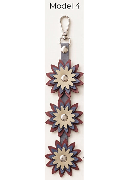 sgshobby Bag Ornament, Keychain Accessory and Accessory Faux Leather 3-Layer ...