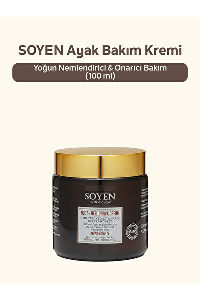 SOYEN Ayak Bakım Kremi – Yoğun Nemlendirici & Onarıcı Bakım (100 ml)
