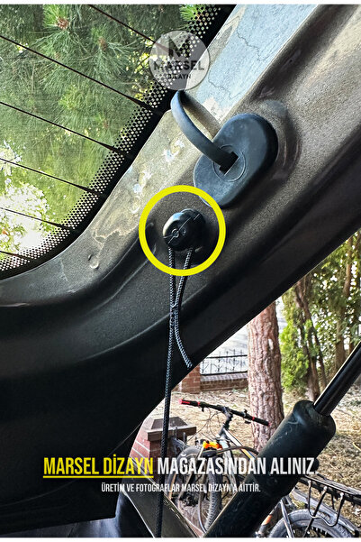 MarselDizayn Dacia Duster-Sandero Pandizot İpi Klipsi - Pimi -Siyah - 2 Adet
