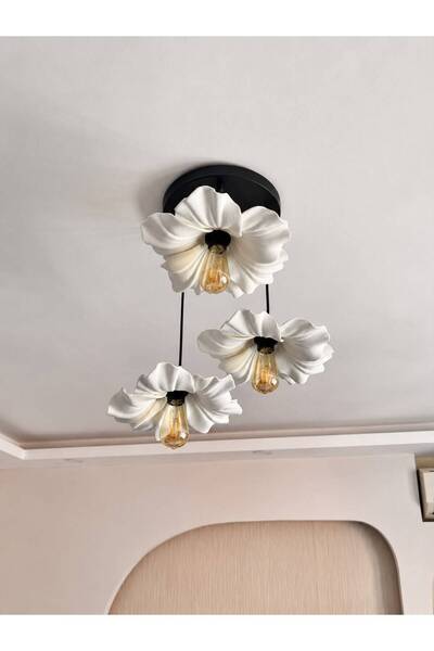 DREAM MODE Nest 3Lü Sarkıt Avize Modern Dekoratif E27 Salon Mutfak Yatak Odas...