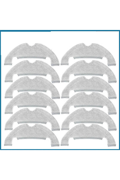Choice 12PCS Mop Cloth For Robot Vacuum X10 For Dreame Z10 Pro Wipes Rags Vac...