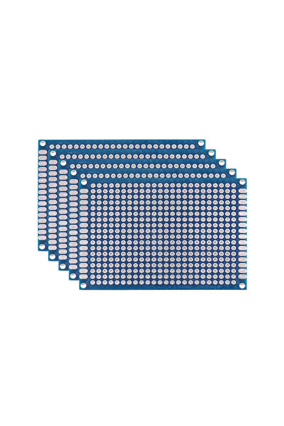 Choice7 5x 7 5PCs 5/10PCS PCB Board Prototype Board Blue 2x8/3x7/4x6/5x7/7x9c...
