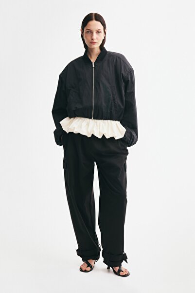 H&M Pile Detaylı Pantolon