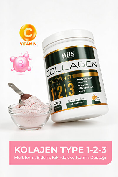 Hhs COLLAGEN 123 – Glutatyon & Alfa Lipoik Asit İçeren Hidrolize Kolajen 300g