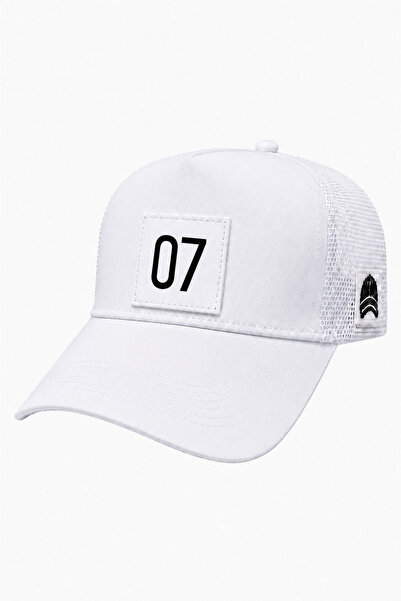 all hats 07 قبعة بيسبول شبكية مزينة برقعة مزخرفة