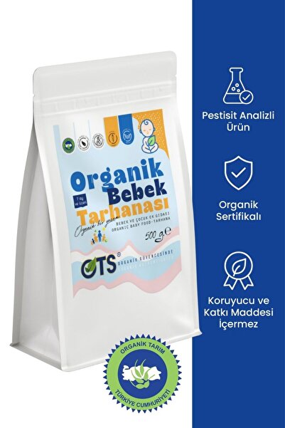OTS Organik Bebek Tarhanası 500 gr (Organik Sertifikalı, Pestisit Analizli)