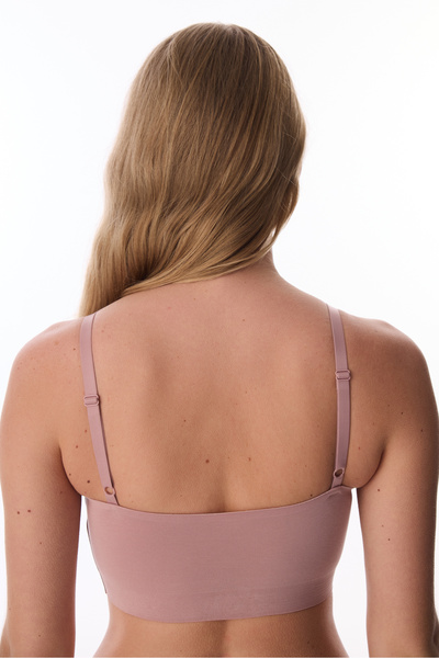 Penti Kirli Pembe Dikişsiz Balensiz Bralet