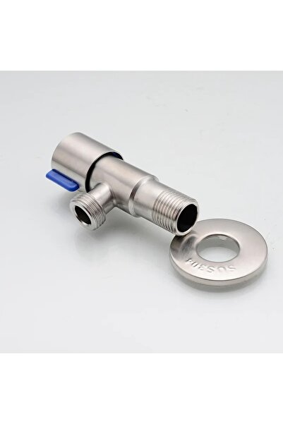 Choice1 Style 1 blue Stainless Steel Bathroom Quick Opening Triangle Valve Fa...