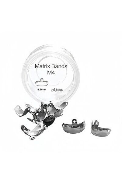 Choice3 50Pcs 4.5mm Dental Matrix Bands Clamp Sectional Contoured Matrix Syst...