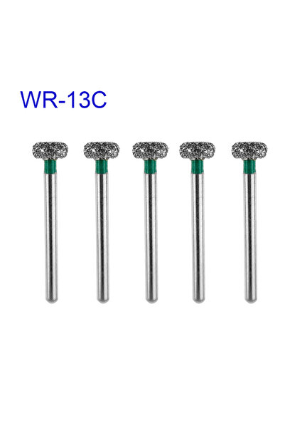 Choice7 WR-13C ٥ قطع/عبوة، مثاقب ماسية لتحضير حشوات الأسنان للأطفال، عجلة حفر...
