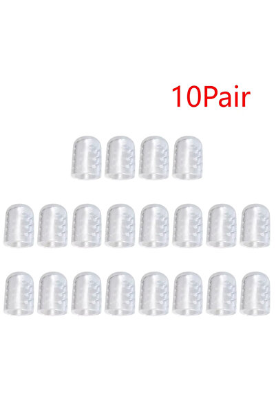 Choice3 10 Pairs Silicone Finger Toe Cap Protector Cover Thumb Sleeve Corn Bl...