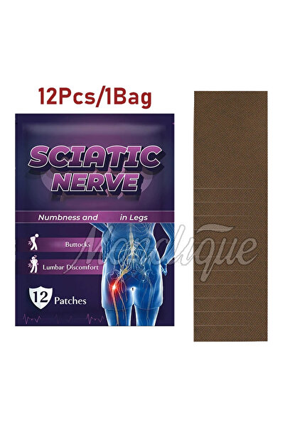 Choice3 12PCS 12/60pcs Sciatica Nerve Patches Lumbar Herniated Disc Piriformi...